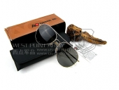 美国AO太阳镜 "将君"58号金色 OP-58G