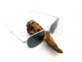 美国AO太阳镜 "飞行官"55号压光银 OP-55M POLARIZED 偏光镜片