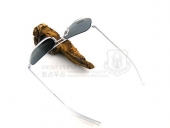 美国AO太阳镜 "飞行官"55号压光银 OP-55M POLARIZED 偏光镜片