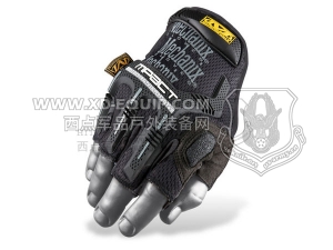 Mechanix 超级技师 M-Pact® Fingerless 防震半指手套 黑色