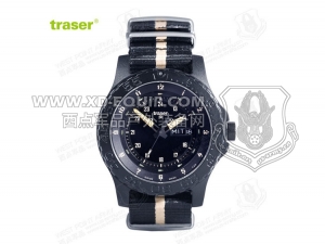 [全球联保] 瑞士机芯 Traser P6600 SAND 美君现役君用手表 尼龙表带