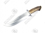 Muela 西班牙鹿牌 CI23S Bowie 440铬钼钒合金马氏体钢手工雄鹿角柄博伊“直”