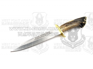 Muela 西班牙鹿牌 ALCARAZ-19S 440铬钼钒合金马氏体钢手工雄鹿角柄“直”