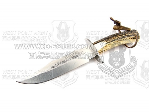 Muela 西班牙鹿牌 GRED-17 440铬钼钒合金马氏体钢手工雄鹿角柄“直”