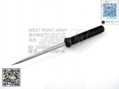 Bastinelli 巴斯蒂内利 ICE SCREAM“冰锥”HDL420钢 黑色阳极氧化铝柄 特别手工定制“直”