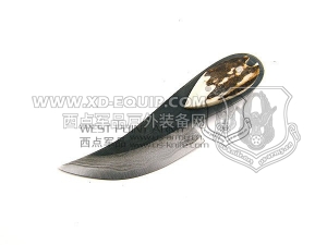 Takeshi Saji 佐治武士 TS-102 黑色鹿角手工平刃二寸“直”