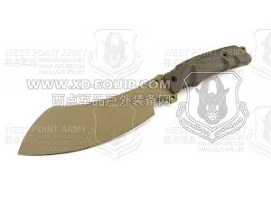 FOX Knives 意大利狐狸 509CT“ PANABAS”N690钢  FORPRENE&reg;柄 棕色丛林狼“直”