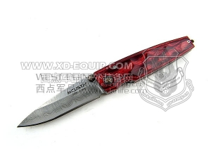 MCUSTA 传世家徽 MCUSTA-78D 大马士革钢 槌 红木柄“折”