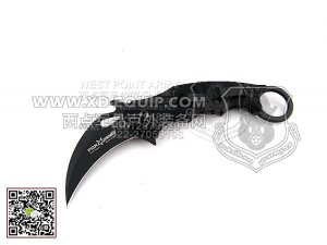 FOX Knives 意大利狐狸 478B“Karambit  虎爪”N690Co钢 6061-T6航空铝材柄 防卫“折”