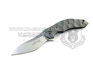FOX Knives 意大利狐狸 302“FLIPPER” ANS&Oslash; DESIGN 钛金属柄“折”