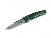 MCUSTA 传世家徽 MCUSTA 163D Tsuchi 槌 大马士革钢 铝柄 绿色“折”