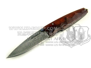 MCUSTA 传世家徽 MCUSTA-77D 大马士革钢 槌 紫檀木 “折”