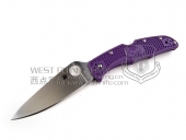 Spyderco 蜘蛛 C10FPPR Endura 4 Flat 颠峰战士FRN柄“折”