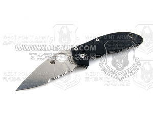 Spyderco 蜘蛛 新版 CMPS30V C101GPS2 MANIX2 马尼克斯2代G-10柄半齿“折”