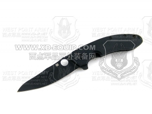 Spyderco 蜘蛛 C156GPBBK CTS 204P钢 鱼鳍 钛柄一体锁“折”