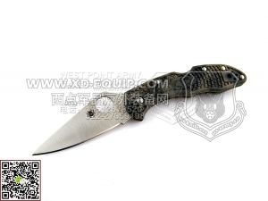 Spyderco 蜘蛛 C11ZFPGR DELICA&reg; 4 ZOME VG-10钢 FRN柄“折”