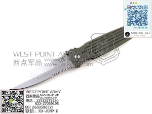 Gerber 戈博 1608“Double Bevel Green”CIA专用 安普吉特上校 “折”